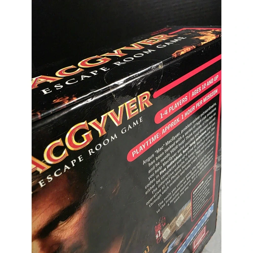 MacGyver The‎ Escape Room Game - Pressman Brand New Factory Sealed